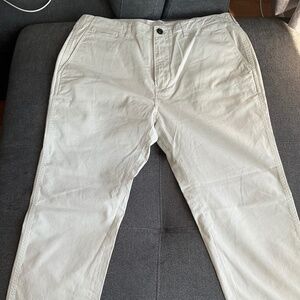 NWT Billy Reid Slim Cut Stone Gray Chino Pants 34 x 34